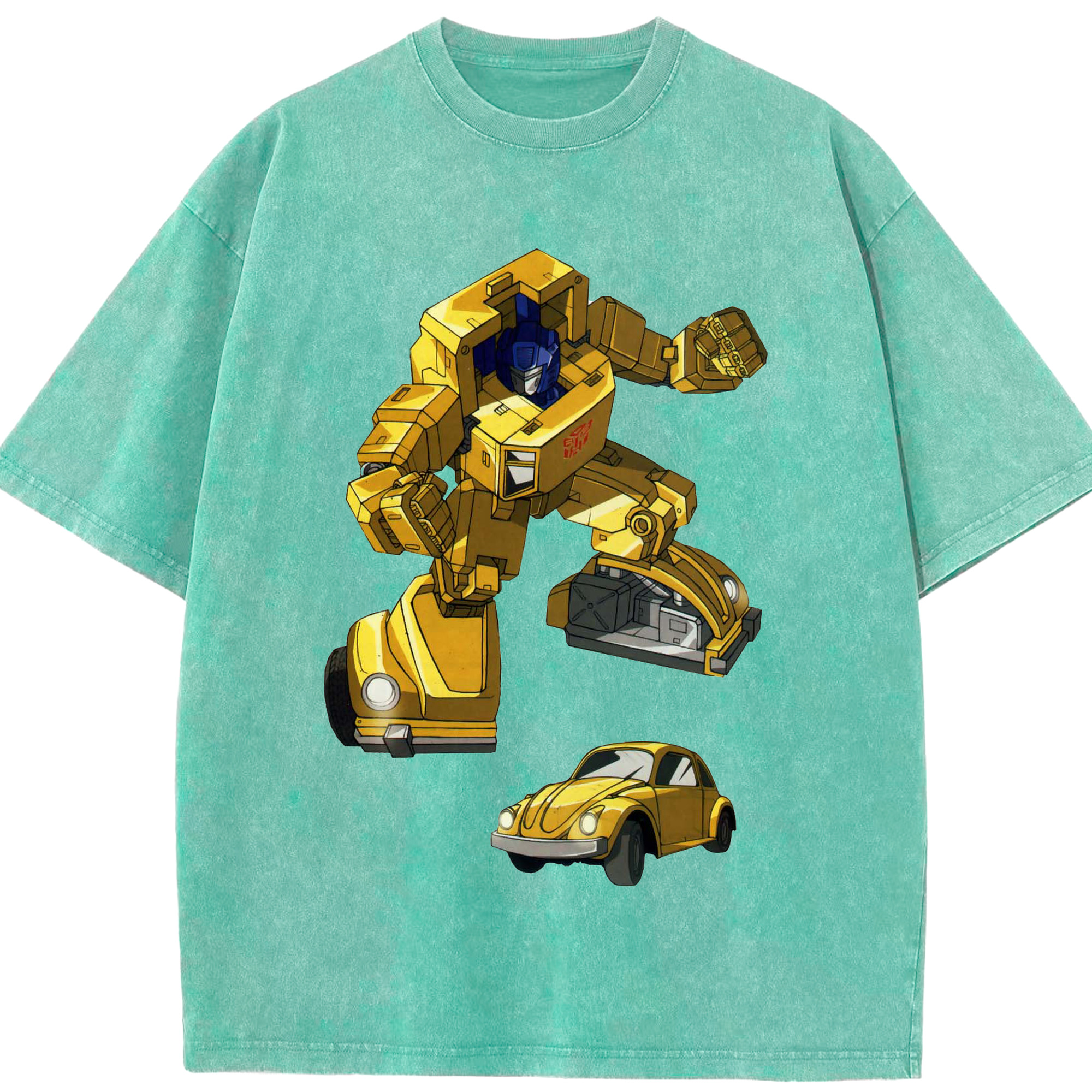 （画像用）  綿100% ヴィンテージ風 半袖Tシャツ（フロントプリント）